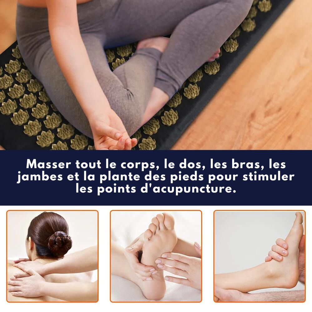 Tapis d'acupression - Votre allié contre le stress et la douleur