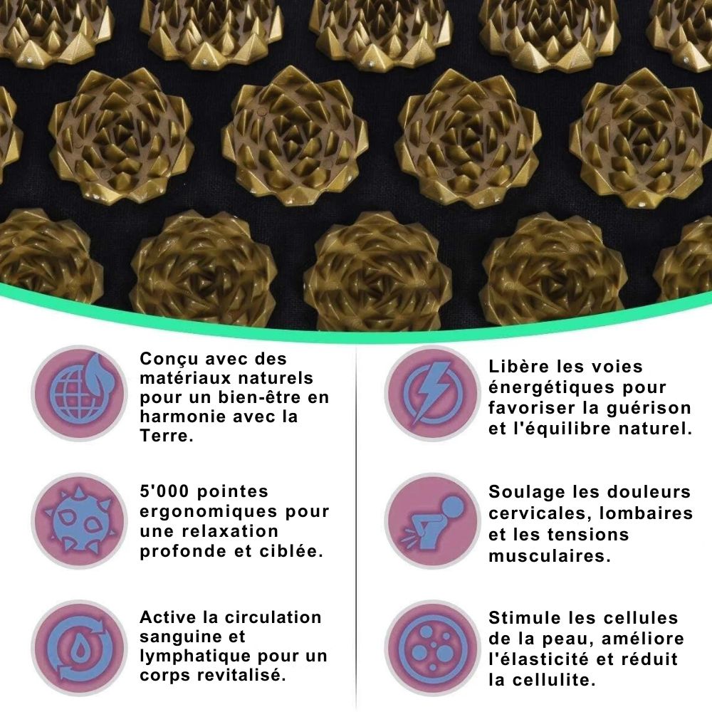 Tapis d'acupression - Votre allié contre le stress et la douleur