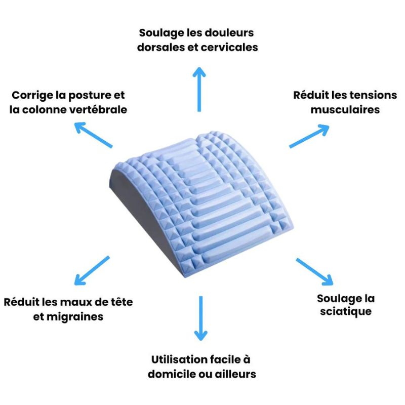 Support d'Étirement StretchPad - Soulage le dos et les cervicales