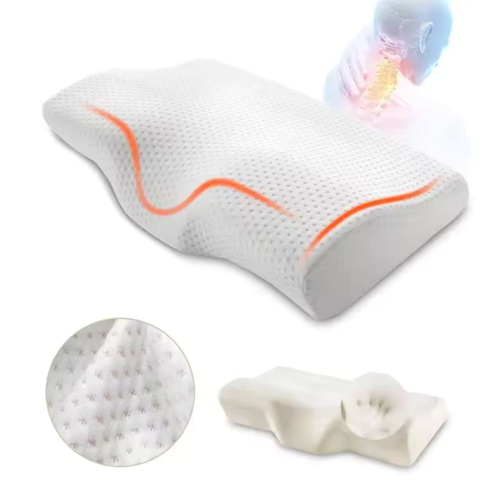 Oreiller Orthopédique Premium Rafraîchissant Cellsius - Le Secret d’un sommeil frais et sans douleur