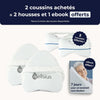 2 Coussins + 2 Housses offertes + Livre