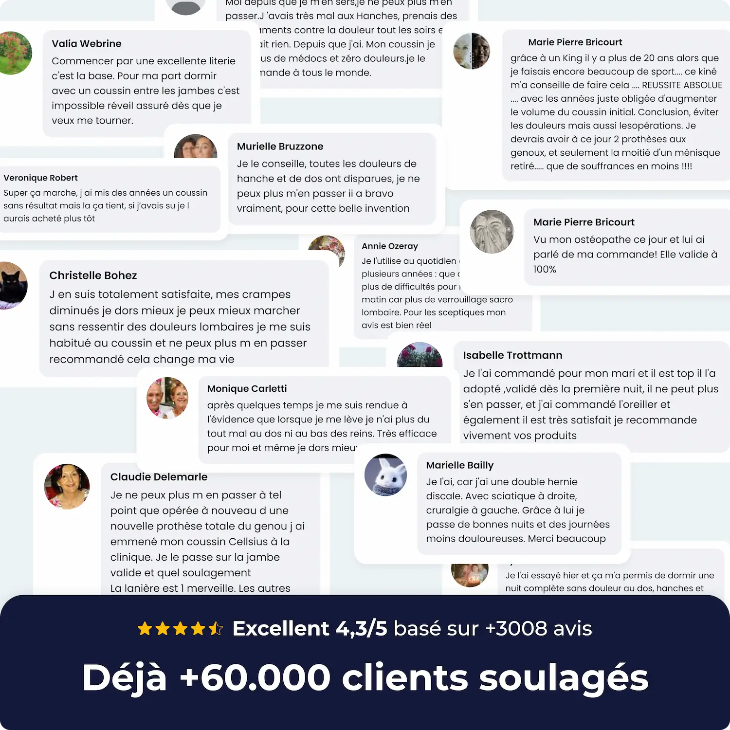 Coussin Orthopédique Cellsius - Le Secret d'une sciatique disparue