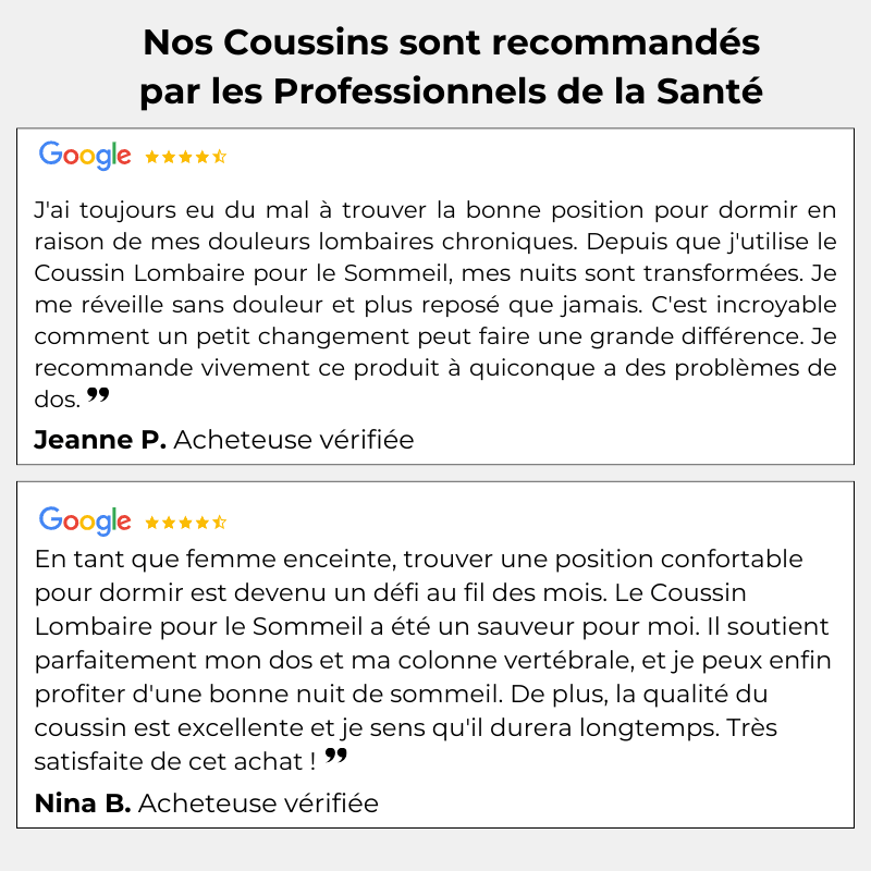 Coussin Orthopédique Lombaires Cellsius - Soulage les douleurs dorsales - FR - CELLSIUS.