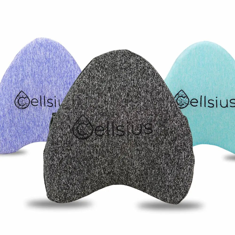 Housse fraîche avec velcro en couleur - Coussin genoux Cellsius - FR - CELLSIUS.