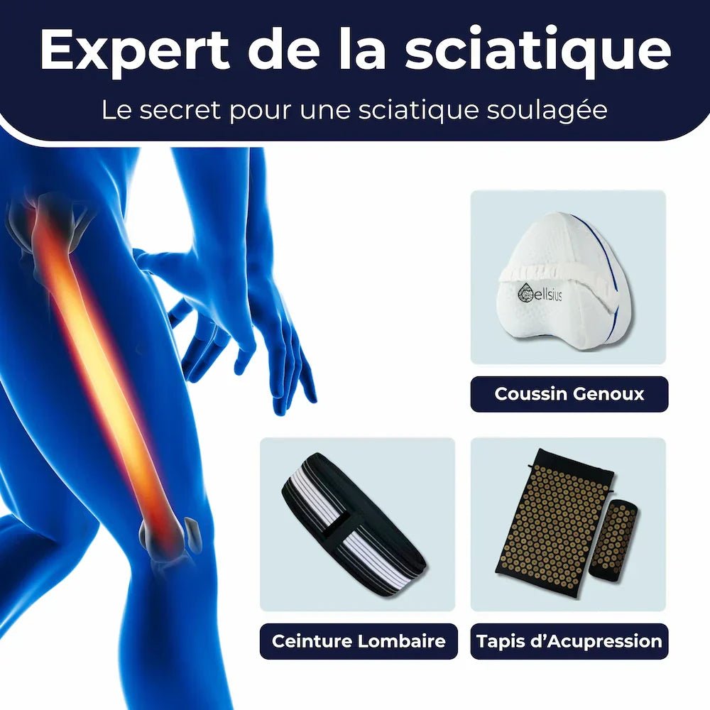 Kit Expert de la sciatique - Le secret pour une sciatique soulagée - FR - CELLSIUS.
