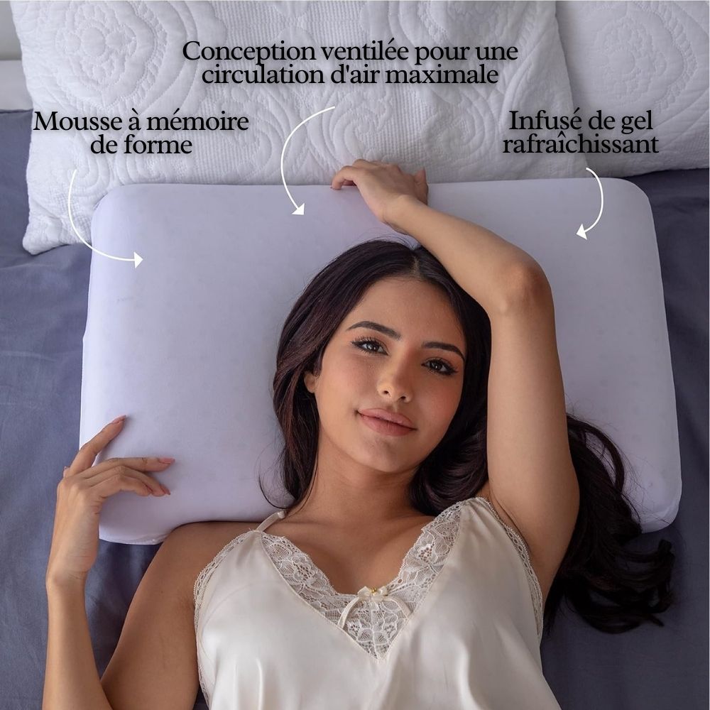 Oreiller Orthopédique à La Lavande Cellsius - Améliore Votre Confort Nocturne - FR - CELLSIUS.