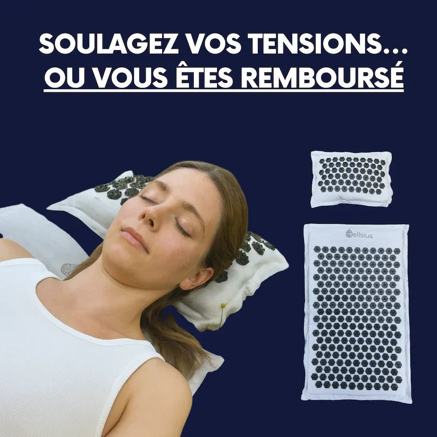Tapis d'acupression Cellsius - Votre allié contre le stress et la douleur - FR - CELLSIUS.